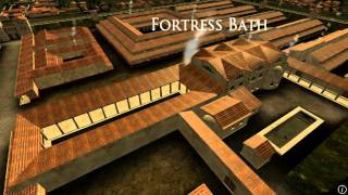 Animation of ancient Roman Fort in Caerleon Wales [upl. by Aelgna992]