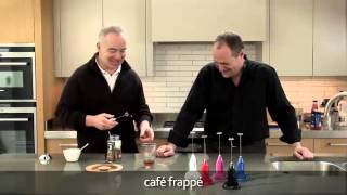 How to make a frappé coffee using an aerolatte milk frother [upl. by Hameerak]