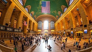 Walking Tour of Grand Central Terminal — New York City 【4K】🇺🇸 [upl. by Airotal]