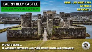 Caerphilly Castle  The Largest in Wales 2nd in Britain [upl. by Ahsikrats281]