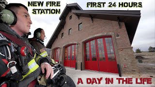 First 24 Hours in a New Fire Station  A Day in the Life [upl. by Hairas]