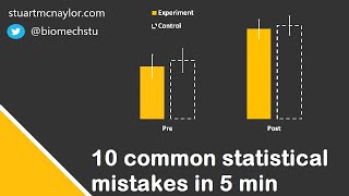 Ten Statistical Mistakes in 5 Min [upl. by Gruber]