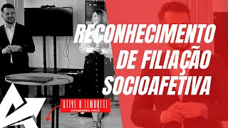 DIREITO DE FAMÍLIA Reconhecimento de filiação socioafetiva [upl. by Kcirdef918]