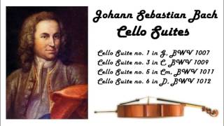 Johann Sebastian Bach  Cello suites in 432 Hz great for reading or studying [upl. by Annhoj16]