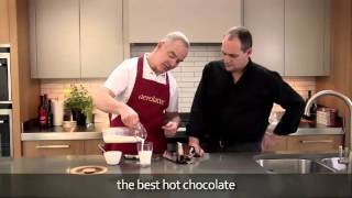 How to make a hot chocolate using an aerolatte milk frother [upl. by Jemy329]