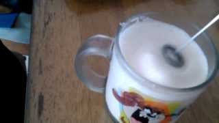 Aerolatte Review Frothing Cold Milk In Under 1 Minute [upl. by Stuart]